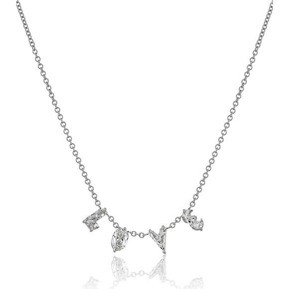 KOP.212523 Anastasia Kessaris Love Cut Diamond Necklace