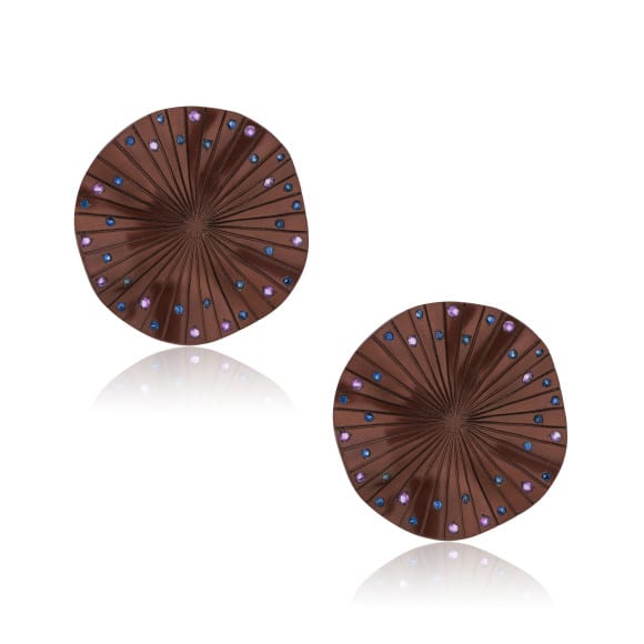 A.ER.AP0022_BRW_74_Disco Clique Titanium Sapphire Earrings_After Party