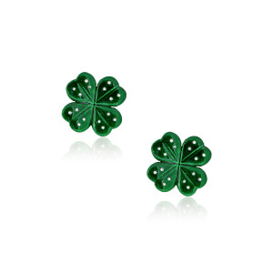 Anastasia_Kessaris_Sea Clover Diamond Earrings