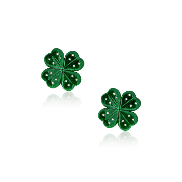 Anastasia_Kessaris_Sea Clover Diamond Earrings