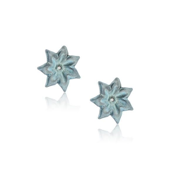 Anastasia_Kessaris_Sea Anemone Diamond Earrings