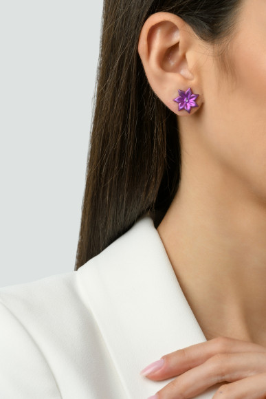 Anastasia Kessaris Sea Anemone Diamond Earrings