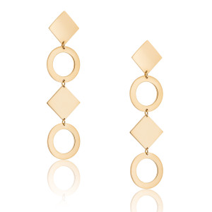 SKP.230087_Doro_Geometric Elegance Gold Earrings