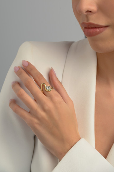 Infinity Diamond Ring