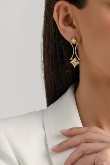 Double The Sparkle Earrings