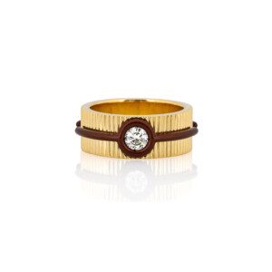 Amber Diamond Ring