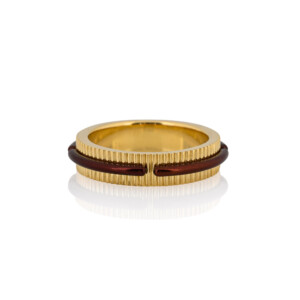 Amber Gold Ring