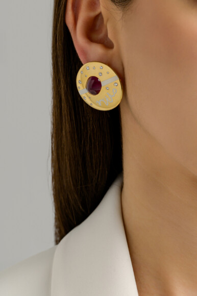 “Vitto” & “Kriso” Custom Gold Earrings