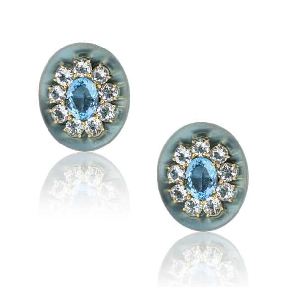 Aqua Sparkles Earrings