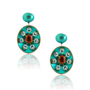 Aqua Sunset Earrings