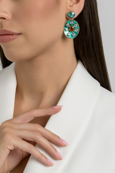 Aqua Sunset Earrings