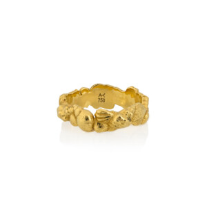 Gold Shelly Ring