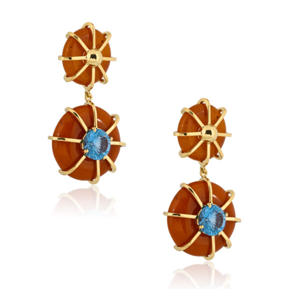 Amber Gaze Earrings