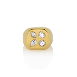 Diamond Quartet Ring