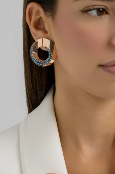 Blue Dawn Orbis Earrings