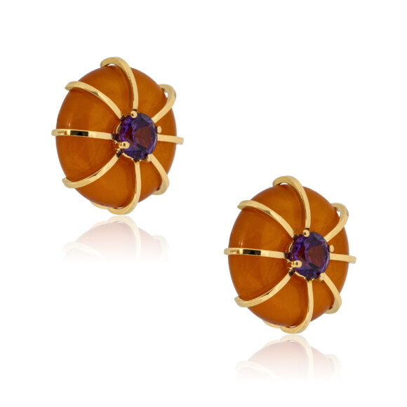 Amber Gaze Earrings
