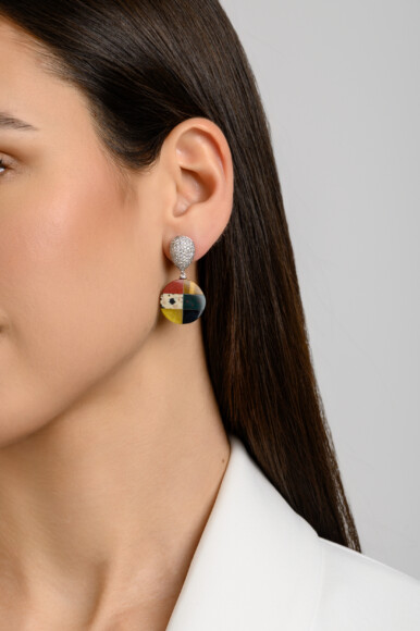 Prism Palette Diamond Earrings