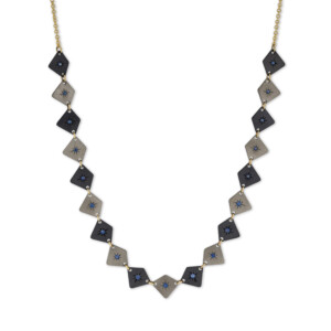 Aveline Sapphire Titanium Necklace