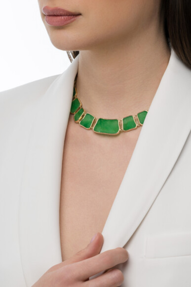 Verdant Composition Necklace