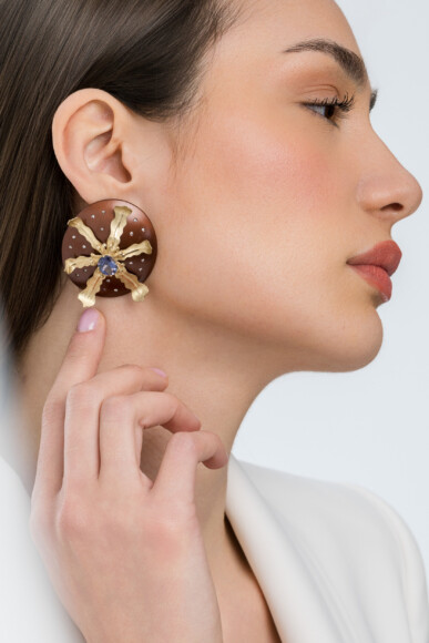 Violet Eclipse Earrings