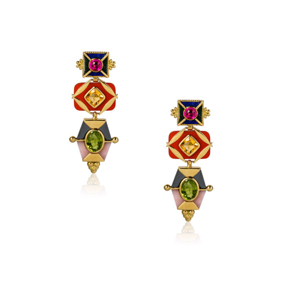 Vivid Poetry Earrings