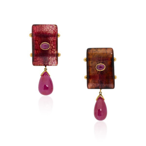 Emberline Ruby Earrings