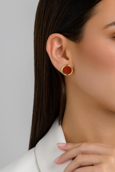 Cherry Stud Single Earring