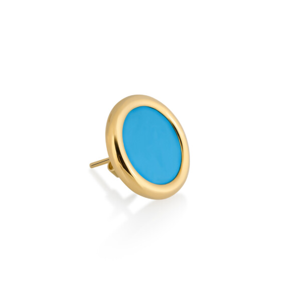 Sky Blue Stud Single Earring