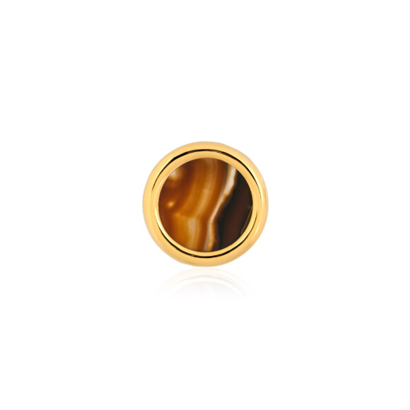 Latte Clip-on Single Earring