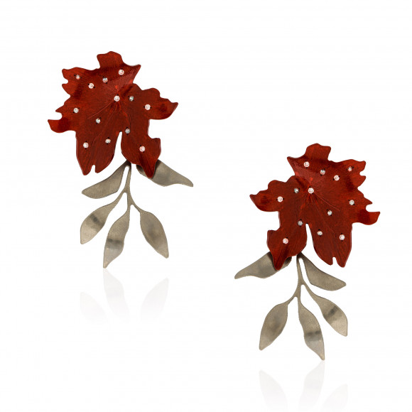 A.ER.AP0236_RED_KLIAR24_Anastasia Kessaris_Blooms Earrings