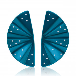 Geisha Nanoceramic Titanium Diamond Earrings
