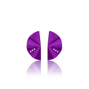 Maiko Nanoceramic Titanium Diamond Earrings