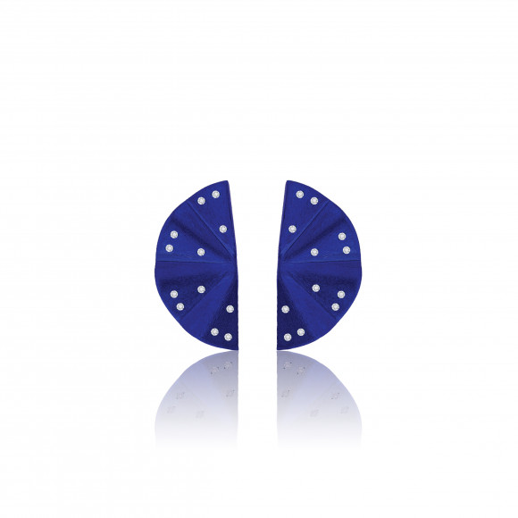 Maiko Nanoceramic Titanium Diamond Earrings