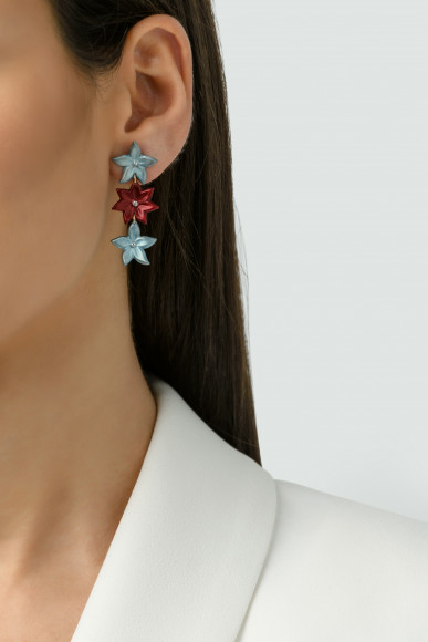 Anastasia Kessaris Sea Life Diamond Dangle Earrings