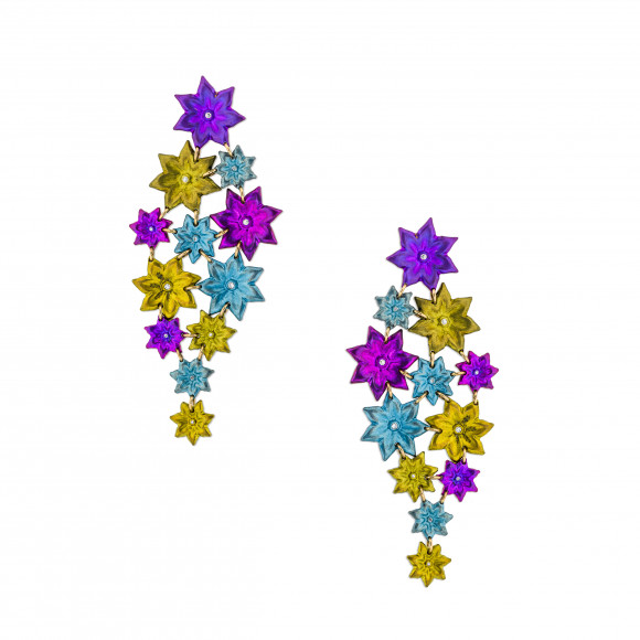 Anastasia Kessaris Sea Anemone Diamond Dangle Earrings