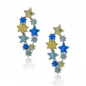 Anastasia Kessaris Sea Treasures Diamond Dangle Earrings