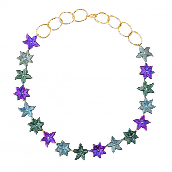 Anastasia Kessaris Sea Life Diamond Necklace