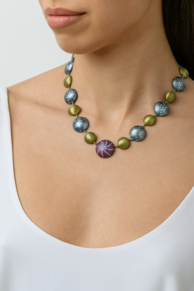 Anastasia Kessaris Sea Urchin Shell Diamond Necklace