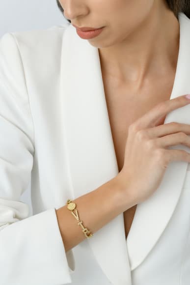 BRP.230055 Anastasia Kessaris Victoria Gold Diamond Bracelet
