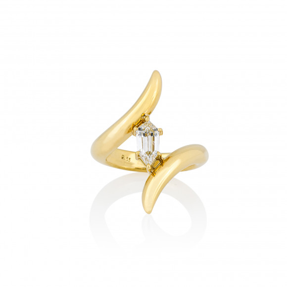 DAP.200019_Anastasia Kessaris_Yellow Gold Wrap Kite Diamond Ring