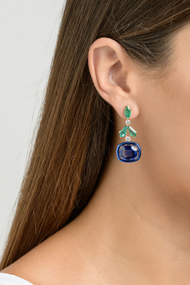 SKE.191421_Anastasia Kessaris_Emerald & Sapphire Earrings