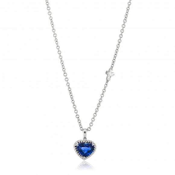 KOP192148_Anastasia Kessaris_Sapphire Heart and Diamond Cross Pendant