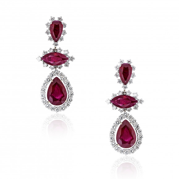 SKP.130387_Anastasia Kessaris_Fancy Cut Ruby and Diamond Earrings