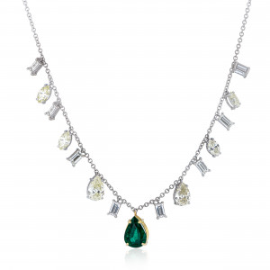KOP.201375_Anastasia Kessaris_Emerald Diamond Necklace