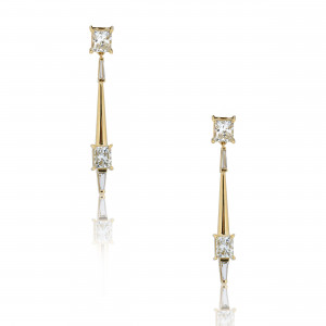 SKP.201269_Anastasia Kessaris_Fancy Cut Diamond Gold Bar Earrings