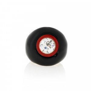 DAP.180439_Anastasia Kessaris_Black & Red Enamel Diamond Ring
