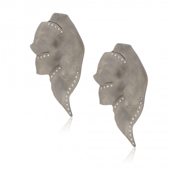 SKP.182083_RH_Anastasia Kessaris_Elefun Graphite Titanium Diamond Earrings