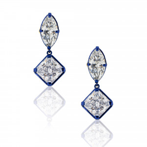 SKP.200281_Anastasia Kessaris_Marquise X Square Diamond Earrings