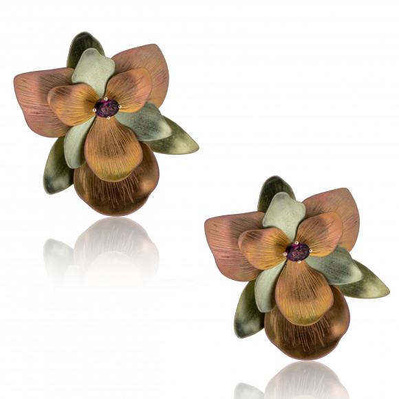 E.ER.FL0214_55_60_Anastasia Kessaris_Dahlia Bouquet Earrings