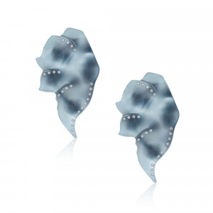 Elefun Titanium Diamond Earrings